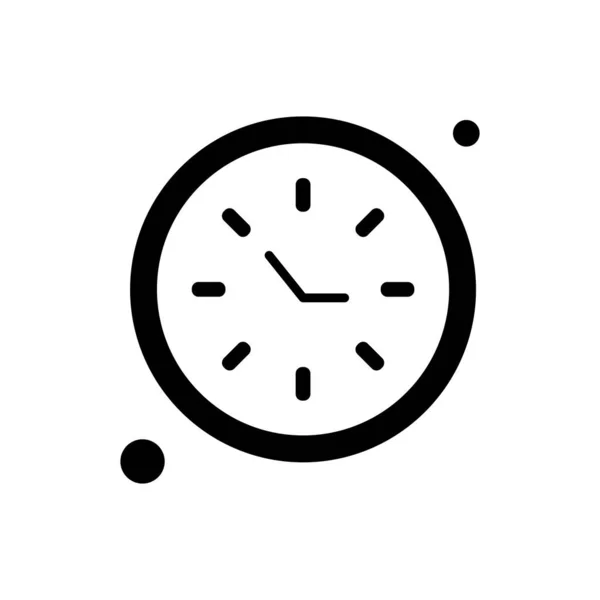 Colorido Icono Del Reloj Del Vector — Archivo Imágenes Vectoriales