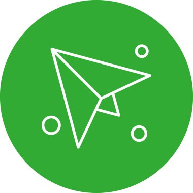 Beyaz arkaplanda ataç vektör illüstrasyonuName