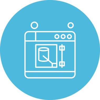 Vektör web sitesi Simge dijital tasarımı