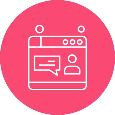 Vektör web sitesi Simge dijital tasarımı