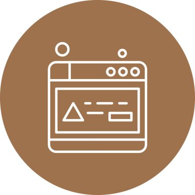 Vektör web sitesi Simge dijital tasarımı