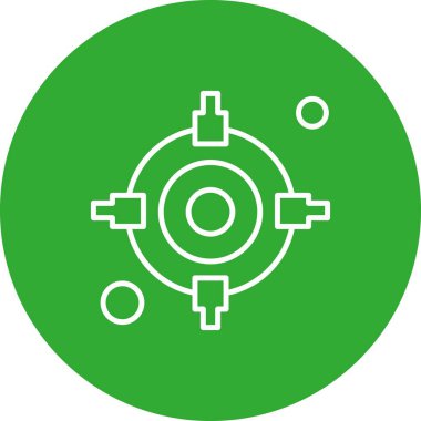 seo modern simgesinin vektör illüstrasyonu