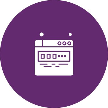 Vektör web sitesi Simge dijital tasarımı