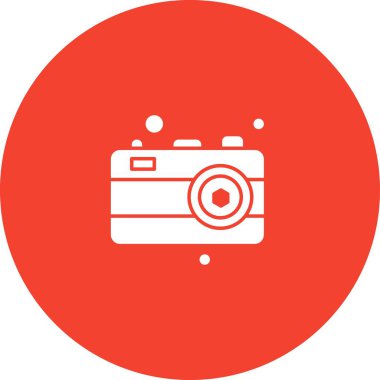 Vektör Kamera Simgesi, vektör illüstrasyonu  