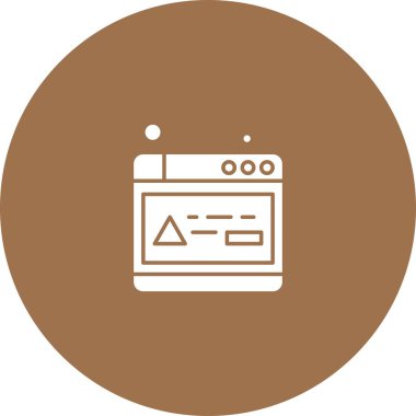 Vektör web sitesi Simge dijital tasarımı