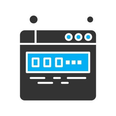 Vektör web sitesi Simge dijital tasarımı