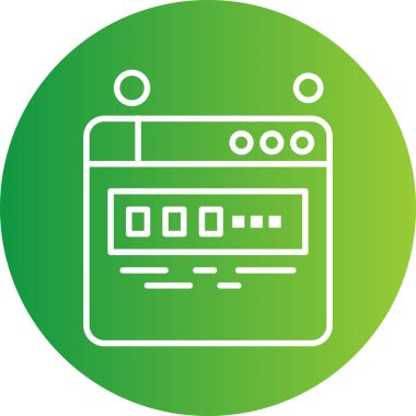 Vektör web sitesi Simge dijital tasarımı