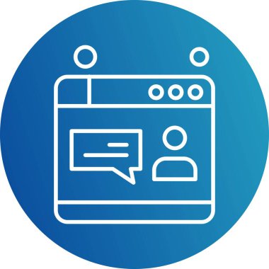 Vektör web sitesi Simge dijital tasarımı