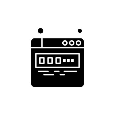 Vektör web sitesi Simge dijital tasarımı
