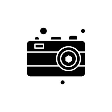 Vektör Kamera Simgesi, vektör illüstrasyonu  