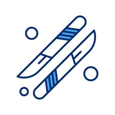 Modern b 'nin vektör illüstrasyonu ikon sporundan yoksun