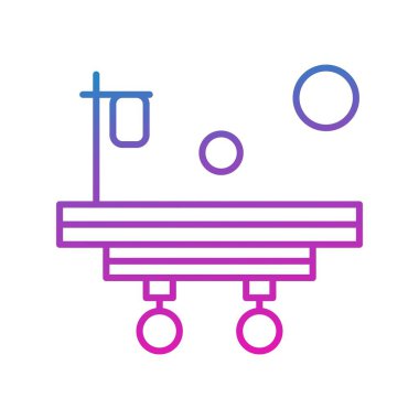 Modern b 'nin vektör çizimi trenin ikonundan yoksun