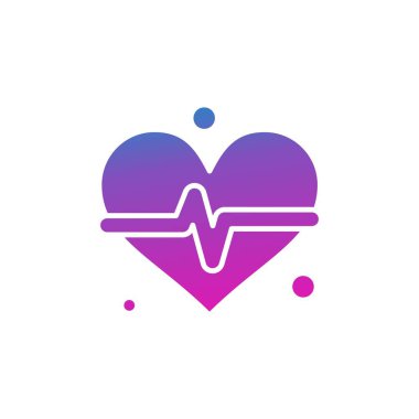  Vektör kalp atışı Ico