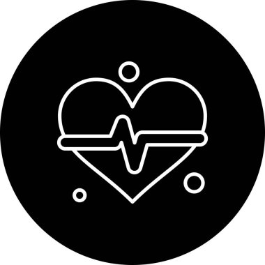  Vektör kalp atışı Ico