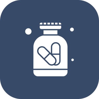 Web Şişesi Ico için Vektör illüstrasyonu