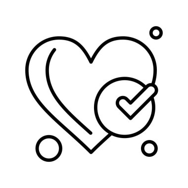 Vektör Kalp Ağı simgesi 