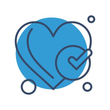 Vektör Kalp Ağı simgesi 