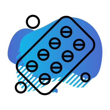 Web için tablet Ico Vektör illüstrasyonu 