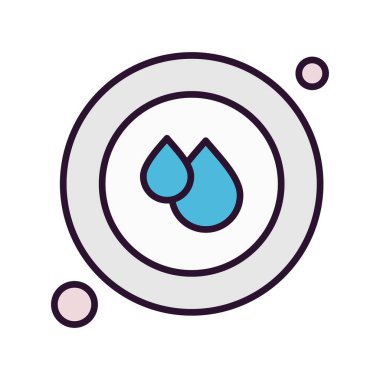  Web için kan damlası Ico Vektör illüstrasyonu 