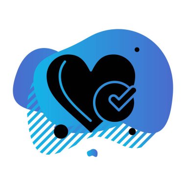 Vektör Kalp Ağı simgesi 