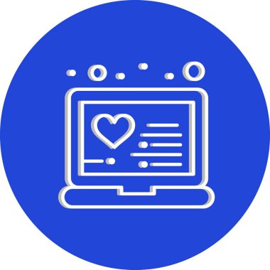 dizüstü bilgisayar simgesi, vektör illüstrasyonu