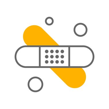  Bandaj Ico ağı için vektör illüstrasyonu