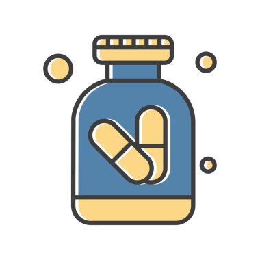  şişe simgesi, vektör illüstrasyonu