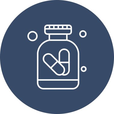 Şişe Ico ağı için vektör illüstrasyonu