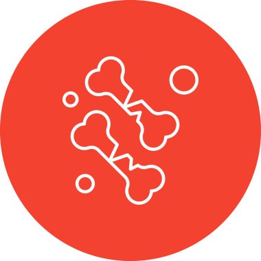  Kemik Ico ağı için vektör illüstrasyonu