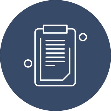 Belgenin vektör illüstrasyonu, basit simge tasarımı