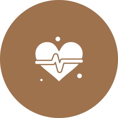  Kalp atışları için vektör illüstrasyonuName