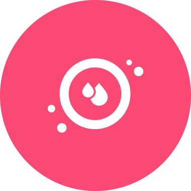  Kan damlası Ico ağı için vektör illüstrasyonu