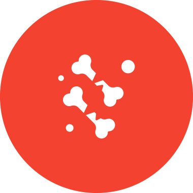  Kemik Ico ağı için vektör illüstrasyonu