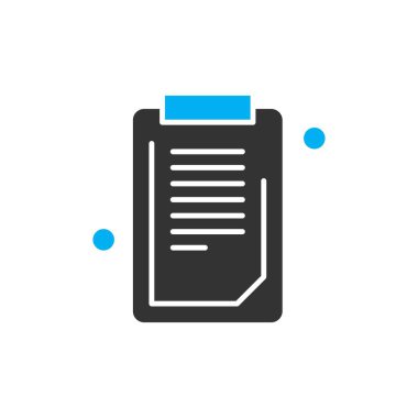 Belgenin vektör illüstrasyonu, basit simge tasarımı