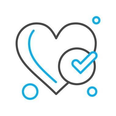 Vektör Kalp Ağı simgesi 