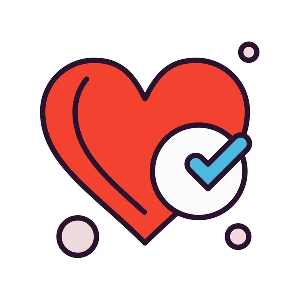 Vektör Kalp Ağı Simgesi — Stok Vektör