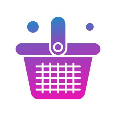 Basket Ico ağı için vektör illüstrasyonu