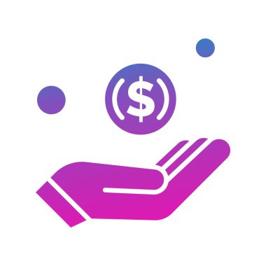 Hand Ico ağı için vektör illüstrasyonu