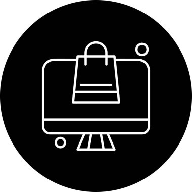  Vektör lcd monitörü Simge dijital resmi 