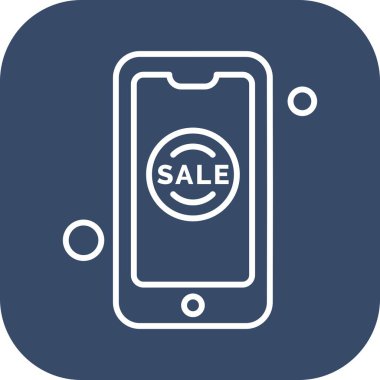 Vektör akıllı telefon simgesi, vektör illüstrasyonu  