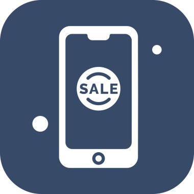 Vektör akıllı telefon simgesi, vektör illüstrasyonu  