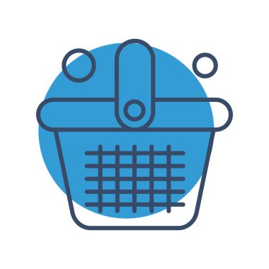 Basket Ico ağı için vektör illüstrasyonu