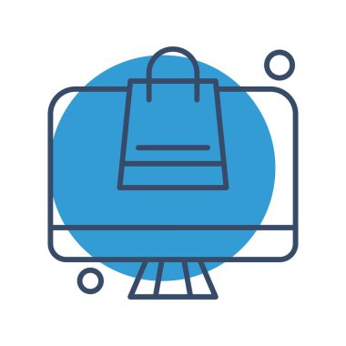  Vektör lcd monitörü Simge dijital resmi 