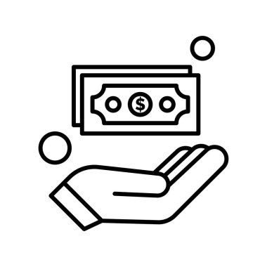 Dolar Ico ağı için vektör illüstrasyonuName