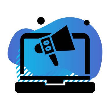  dizüstü bilgisayar simgesi, vektör illüstrasyonu 