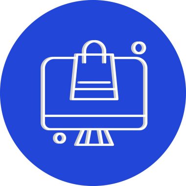  Vektör lcd monitörü Simge dijital resmi 