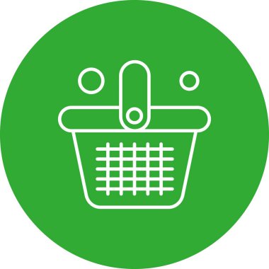 Basket Ico ağı için vektör illüstrasyonu