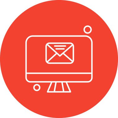  Vektör lcd monitörü Simge dijital resmi 