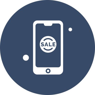 Vektör akıllı telefon simgesi, vektör illüstrasyonu  