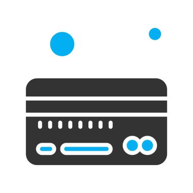 Kredi kartı Ico ağı için vektör illüstrasyonu